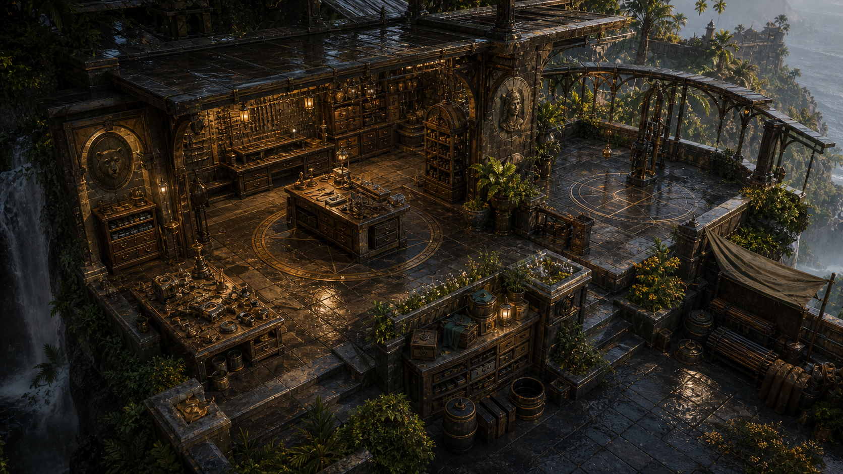 High-fidelity isometric concept art for Orson's Workshop