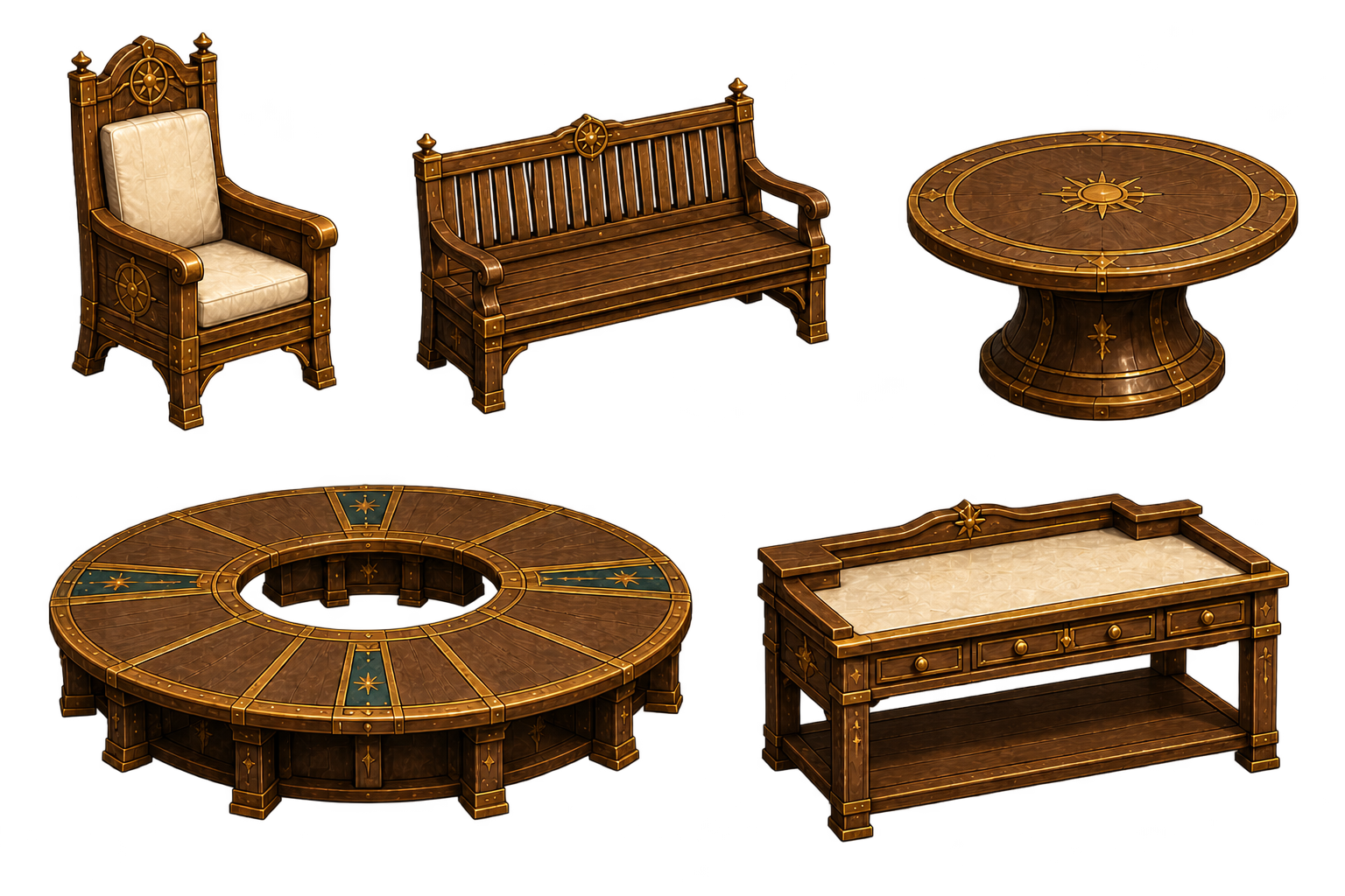 Furniture transparent component specimen sheet