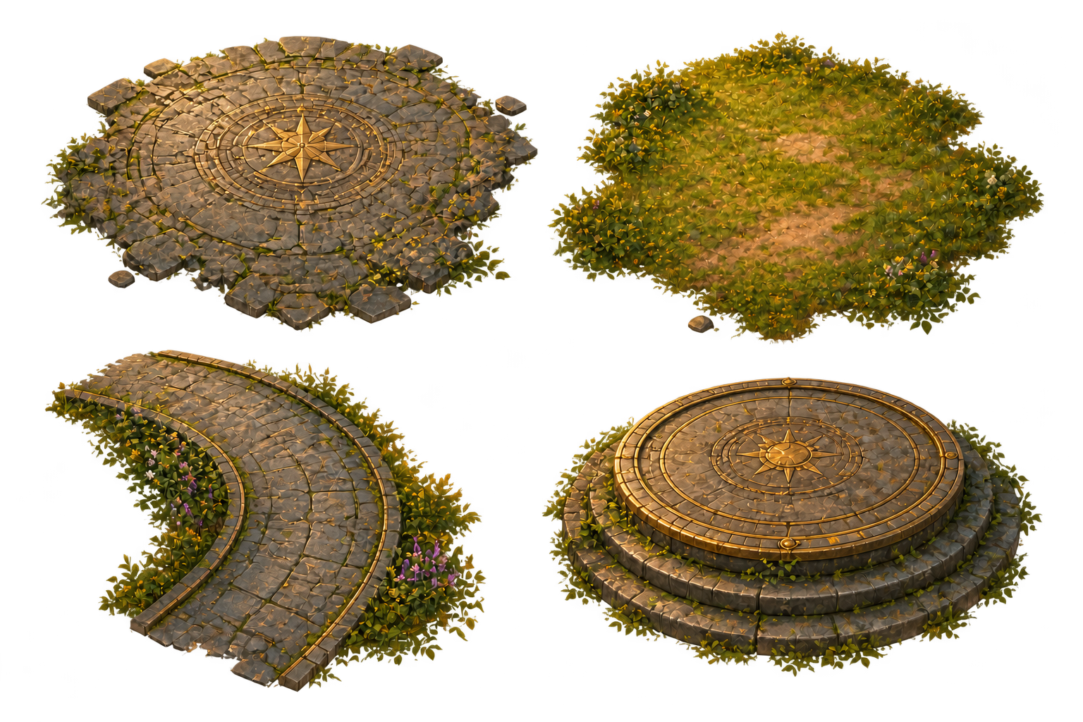Terrain + ground transparent component specimen sheet