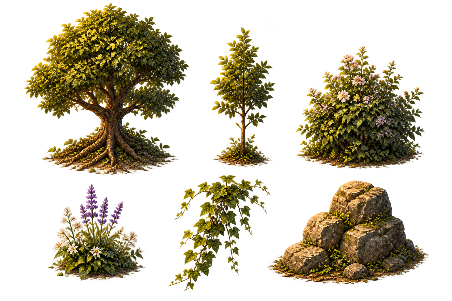 Nature transparent component specimen sheet