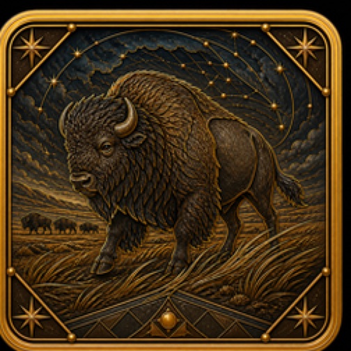 American Bison card artwork