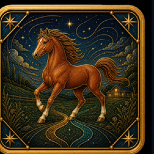 Domestic Horse card artwork