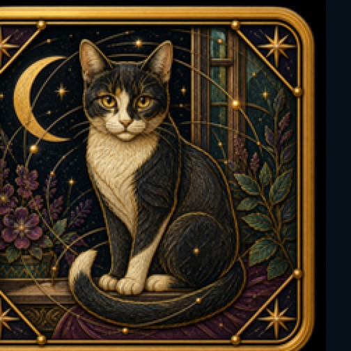 Domestic Cat card artwork