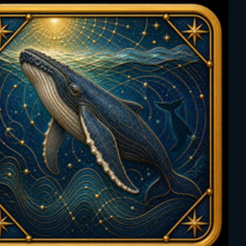 Humpback Whale card artwork