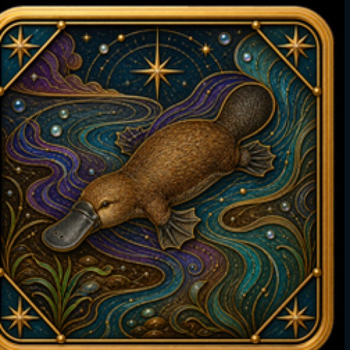 Platypus card artwork