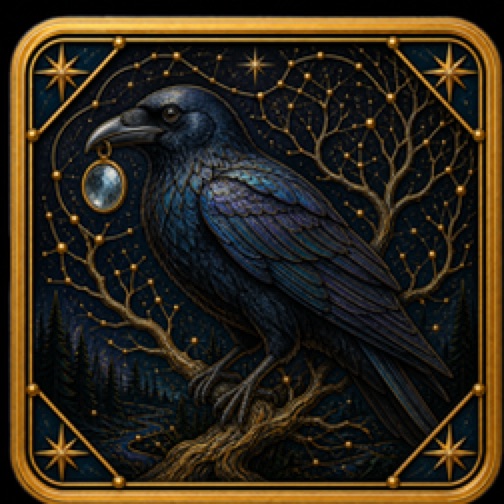 Common Raven card artwork