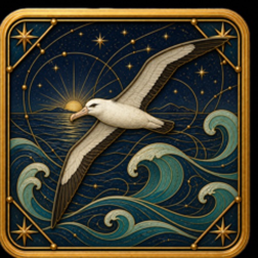 Laysan Albatross card artwork