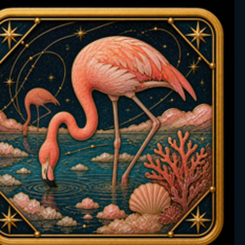 Greater Flamingo card artwork
