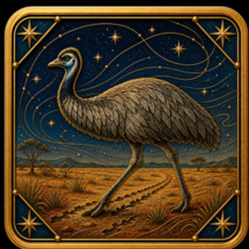 Emu card artwork