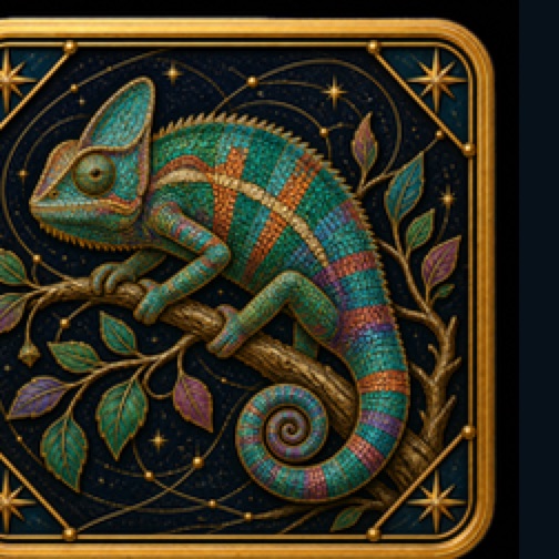 Panther Chameleon card artwork