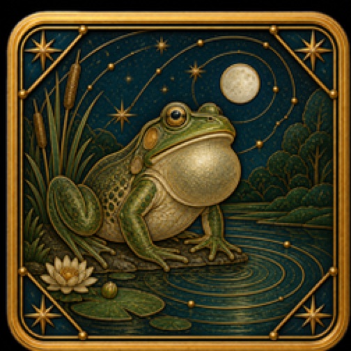 American Bullfrog card artwork