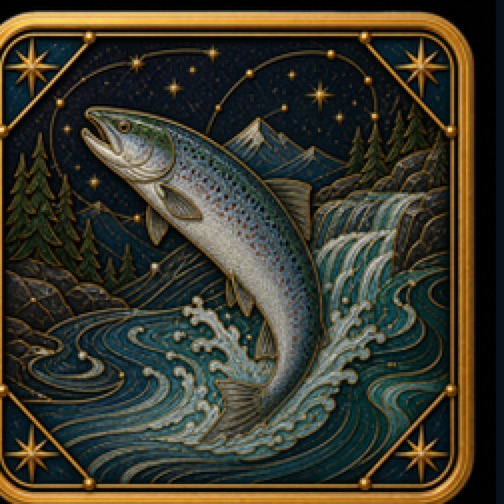 Atlantic Salmon card artwork