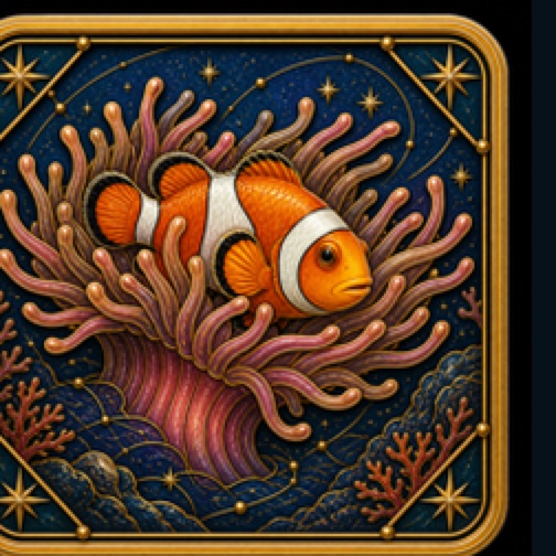 Ocellaris Clownfish card artwork