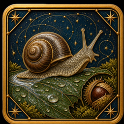 Garden Snail card artwork