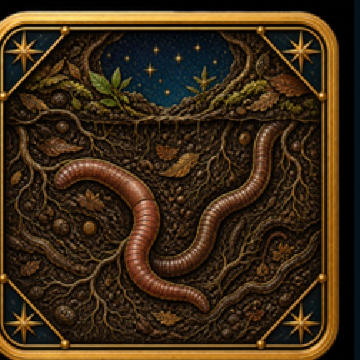 Common Earthworm card artwork