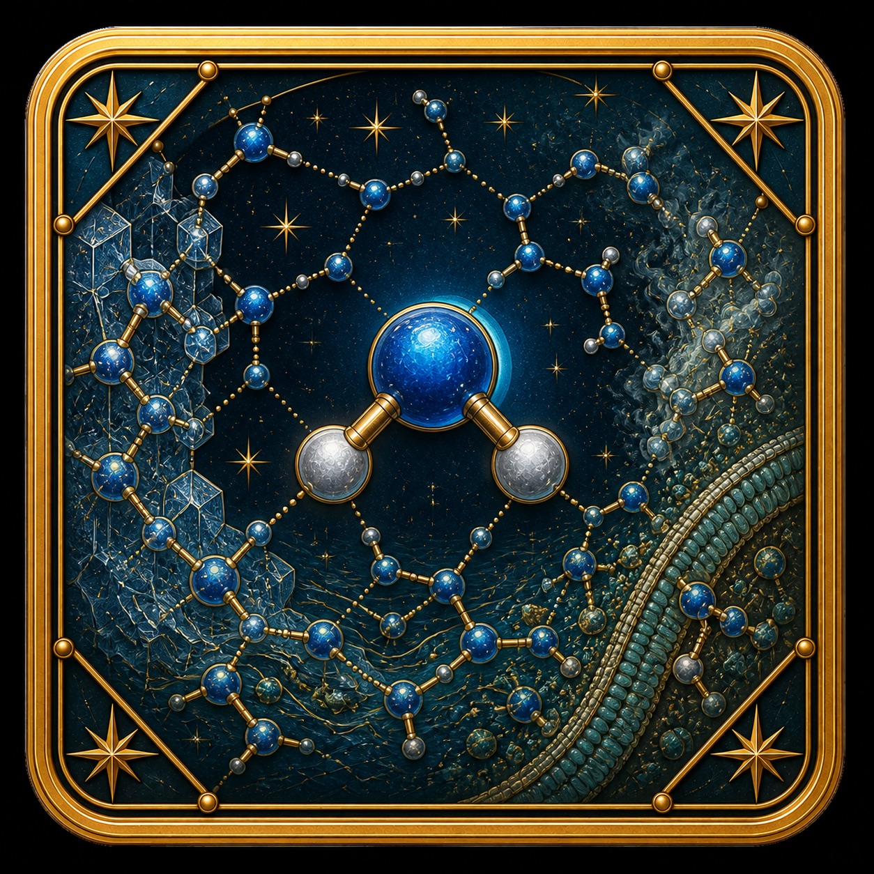 Water Molecule card