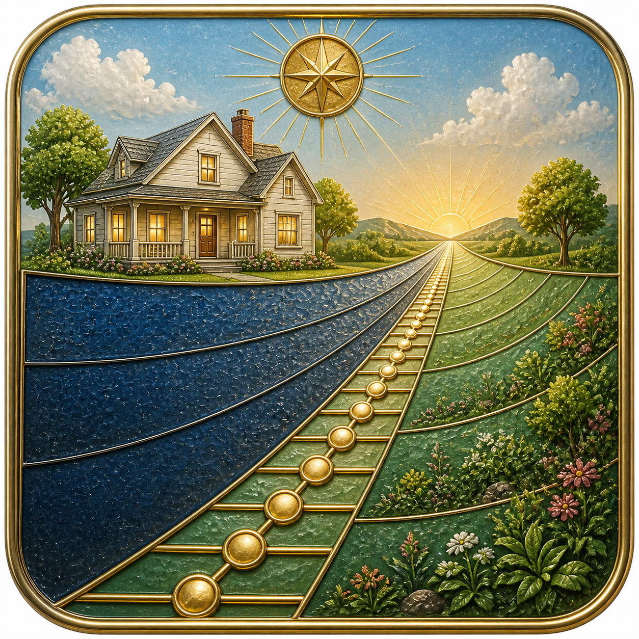 Thirty-Year Fixed Mortgage luminous enamel tile