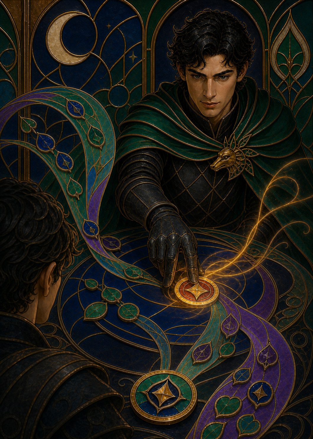 Final text-free enamel artwork for Dramatic Reversal