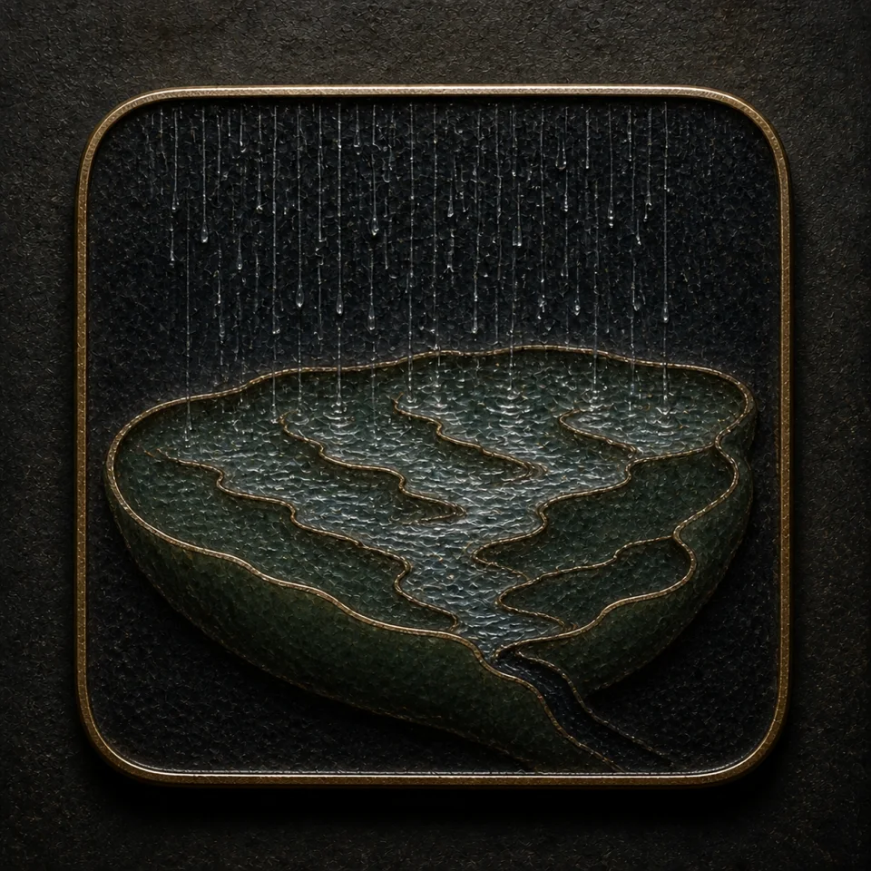 Receptivity hand-worked enamel oracle tile