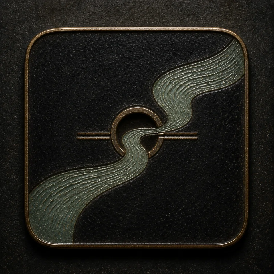 Soft hand-worked enamel oracle tile